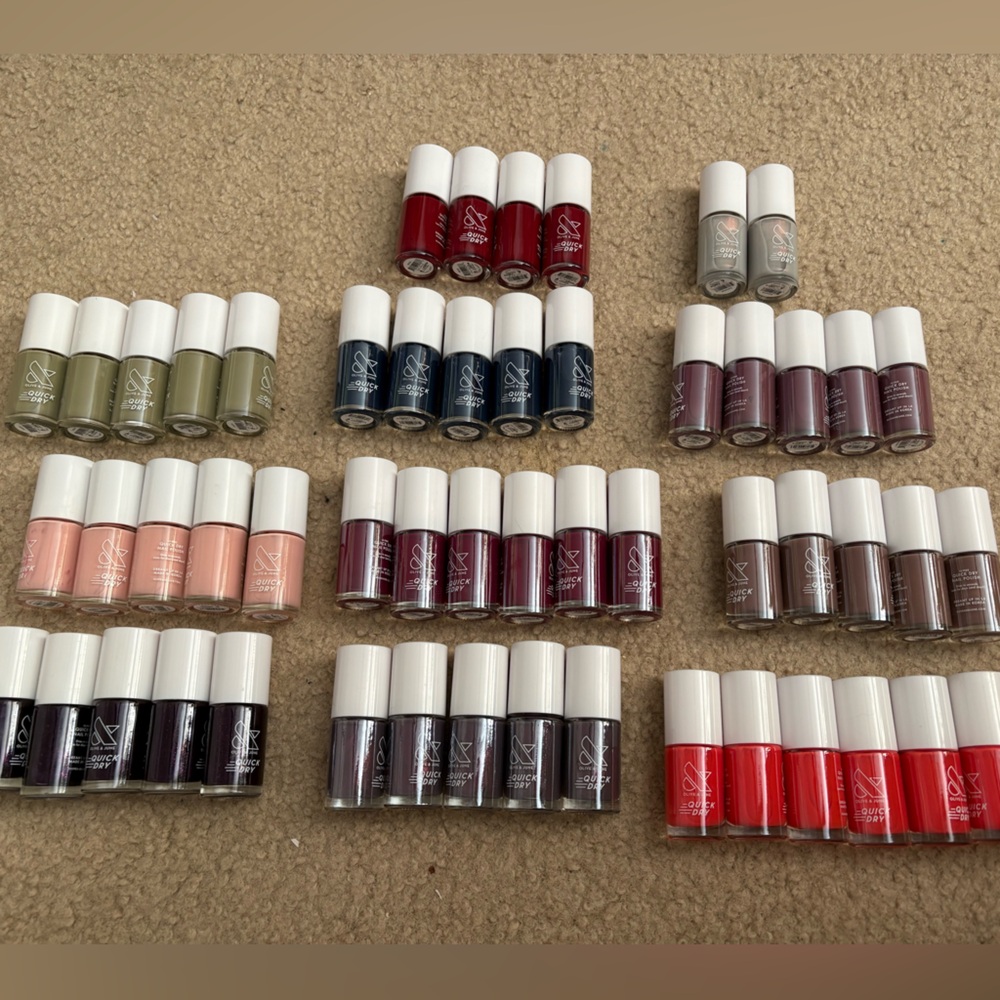 Olive and June Quick Dry Assorted Nail Polish Set - 6 with each order